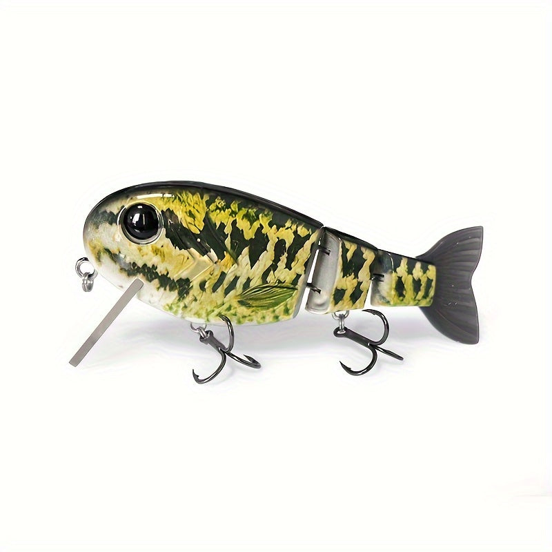 1pc Bionic 3-section Floating Fishing Lure with Steel Ball
