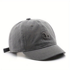Embroidery Baseball Cap Solid Cotton Couple Dad Hat Lightweight