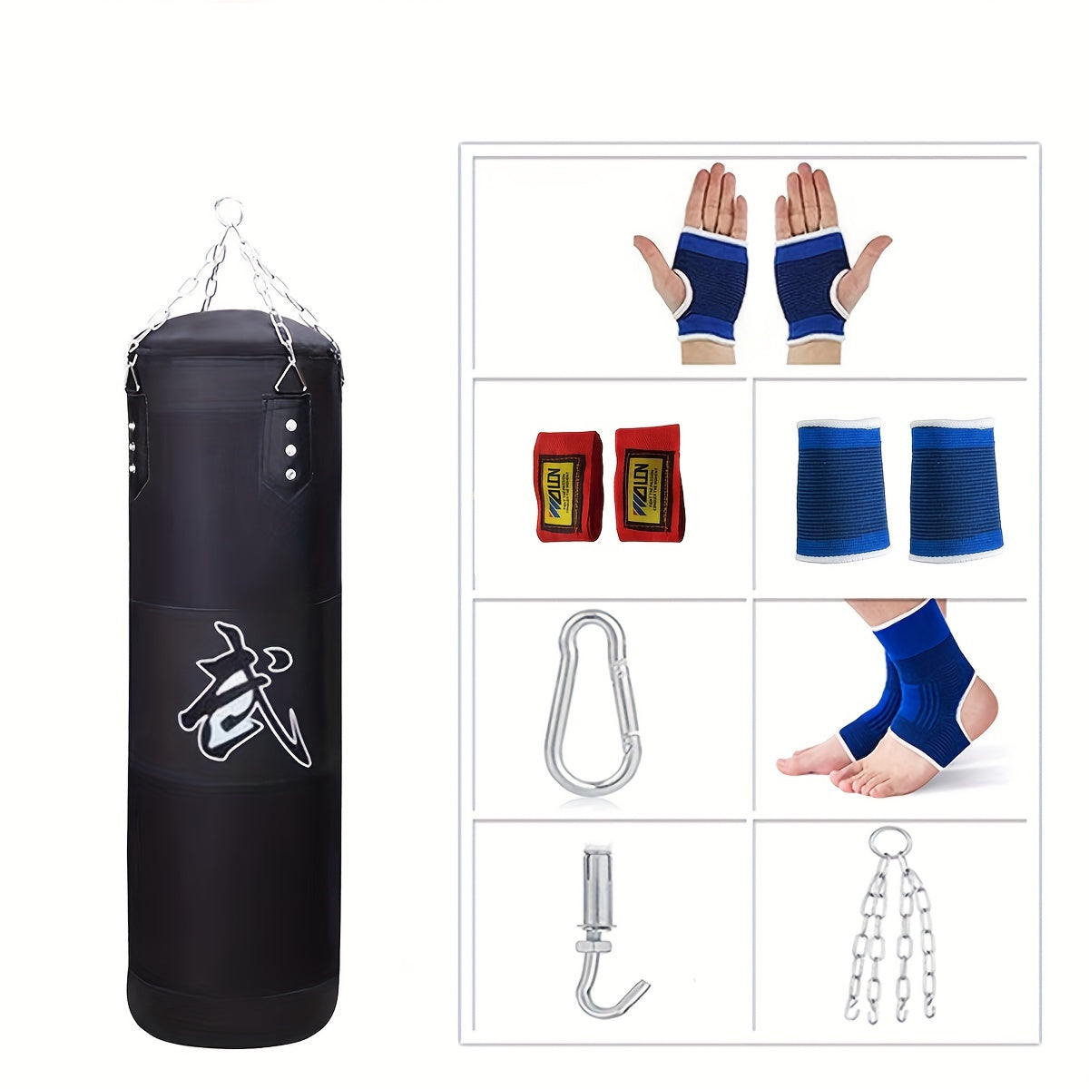 Adult Hanging Boxing Sandbag Set Martial Arts Combat Training