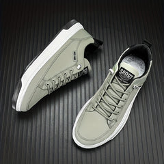 Men's Canvas Lace-up Sneakers Casual Shoes Breathable