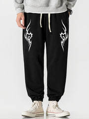 Men's Birdmusic Graphic Pants With Drawstring