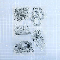 Water Drop Silicone Transparent Stamp