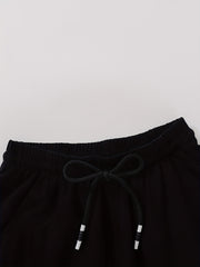 Smile Face And HAPPY ZONE Print Boys Comfortable Shorts