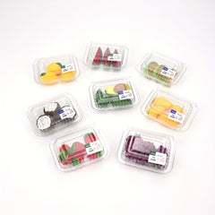 Miniature Fruit Display: Grapes and Avocados for Dollhouses
