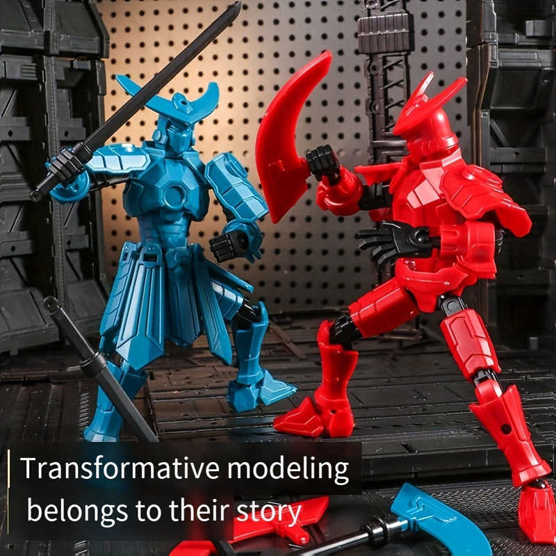 Movable Dolls 3D Printed Mecha Warriors Toy Figure