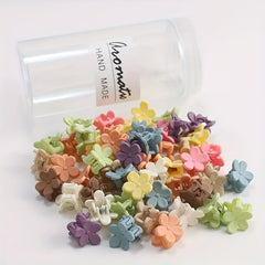 50pcs Small Flower Hair Clip Princess Hairpin Hair Accessories