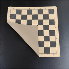 Foldable Leather Chess Board Checkerboard Portable Game