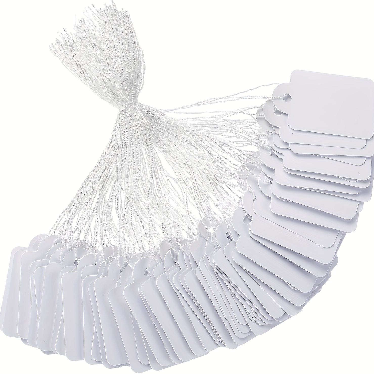 1000pcs Gift Tags with Rope Blank Paper Tag Label