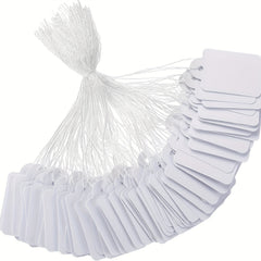1000pcs Gift Tags with Rope Blank Paper Tag Label