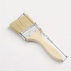 5pcs Wooden Handle Paint Brush Cleaning Sweeping Gray Hair Brush