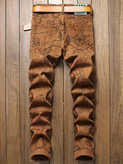 Men's Slim Fit Straight Denim Jeans