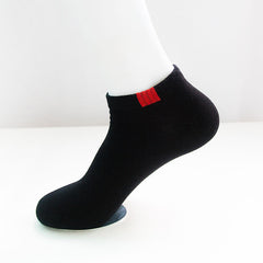 5 Pairs Cotton Mid Calf Sports Socks for Autumn and Winter