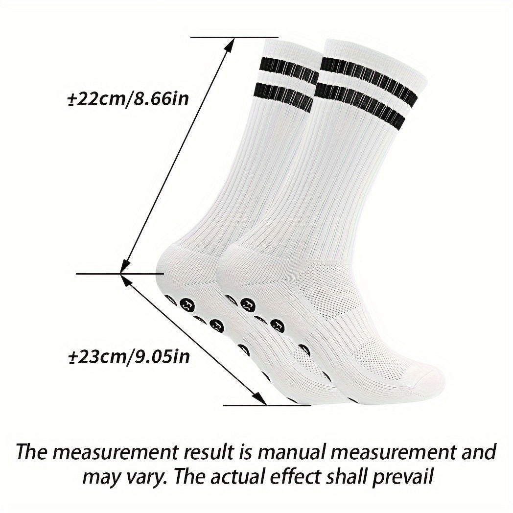 Non slip Soccer Socks Breathable Sweat-absorbing Crew Socks
