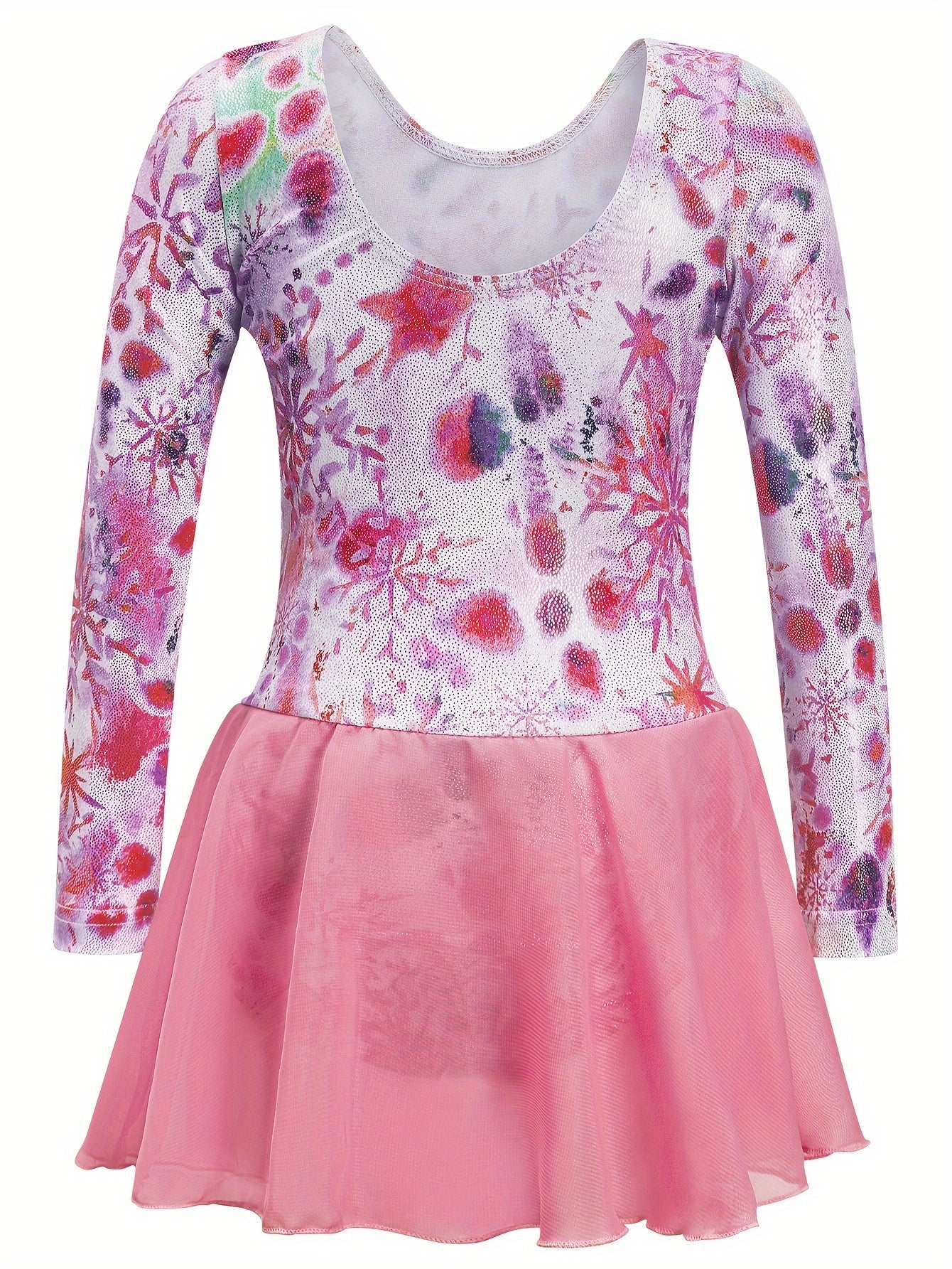 Tie Dye Unicorn & Butterfly Gymnastics Romper for Dance