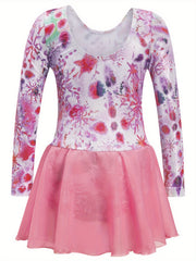 Tie Dye Unicorn & Butterfly Gymnastics Romper for Dance