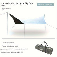 Waterproof Outdoor Vinyl Canopy Camping Tent Awning Sun Shelter