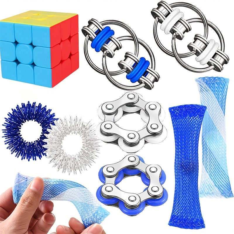 8pcs Sensory Decompression Toy Pack Anxiety & Stress Relief Tool