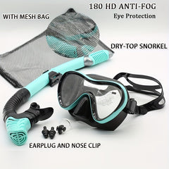 Professional Silicone Scuba Diving Mask And Breathing Tube