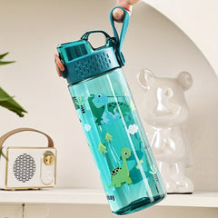 Cartoon Pattern Water Cup for Camping and Picnic