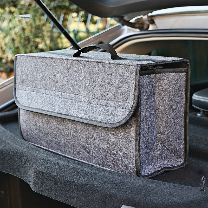Car Storage Box Trunk Storage Bag Felt Foldable Car Storage Bag