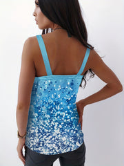 Women's Summer Tank Top V Neck Sleeveless Casual