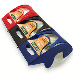 OWLKELA Noiseless Packaging Tape 5cmx29.99m Clear Heavy Duty Tape with Dispenser