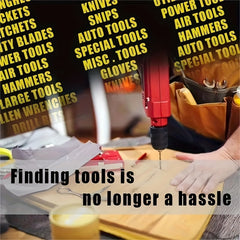 36 Piece Toolbox Label Sticker Set - Organize Your Toolbox In Style