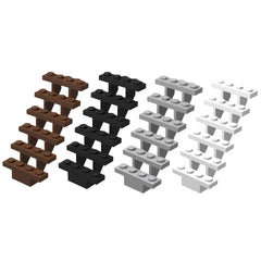 4pcs Building Block Set Staircase Scene Construction Kit DIY Toy