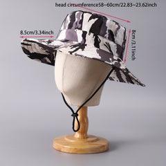 Camouflage Bucket Hat Men's Outdoor Fishing Mountaineering Sun Hat
