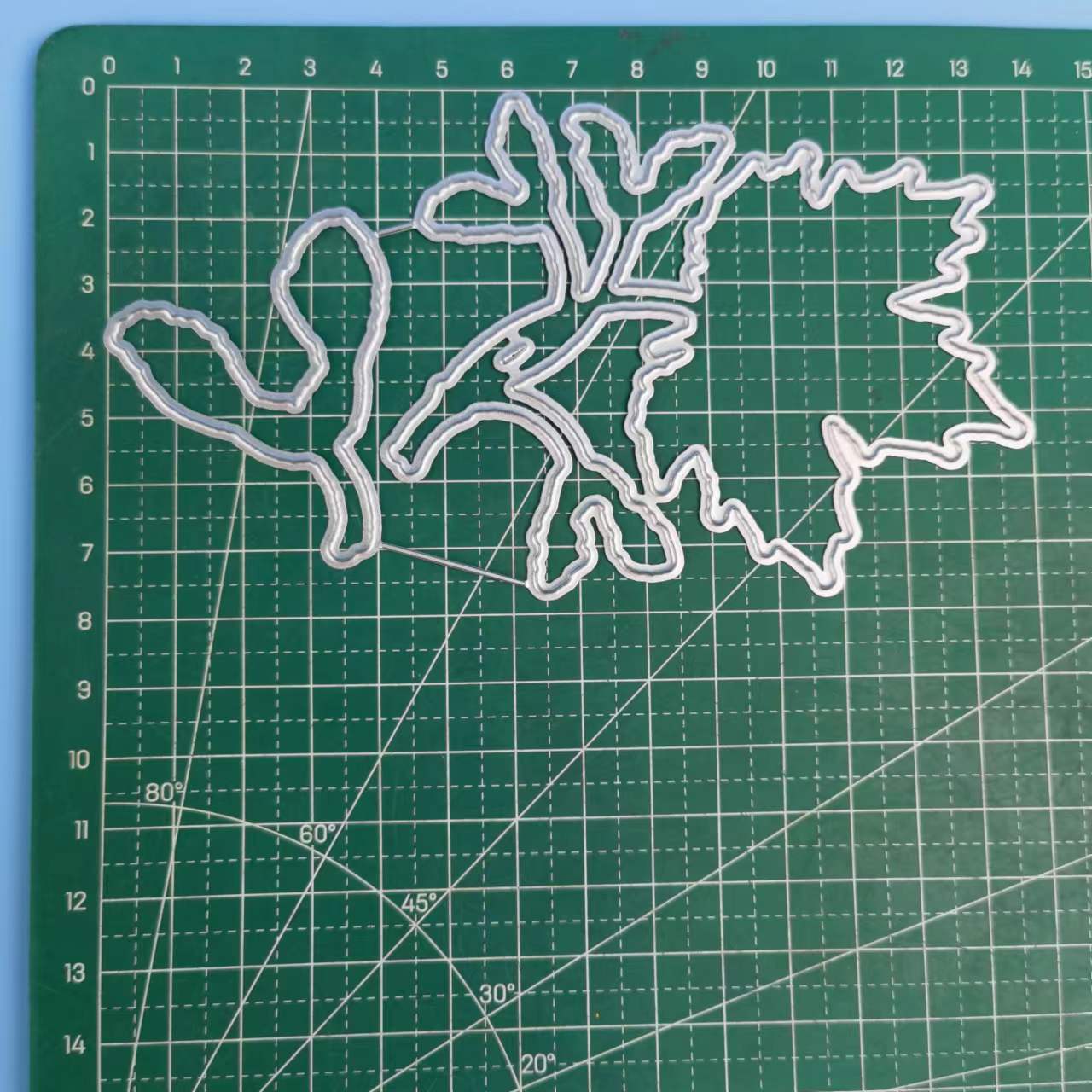 Leaves Metal Cutting Dies & Silicone Stamps for DIY Scrapbooking Card Craft
