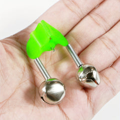 50pcs Plastic Clip Bite Alert Fishing Rod Bell Fishing Alarm Bells