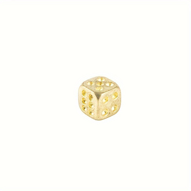 Brass Round Dice for Bar Supplies and Props