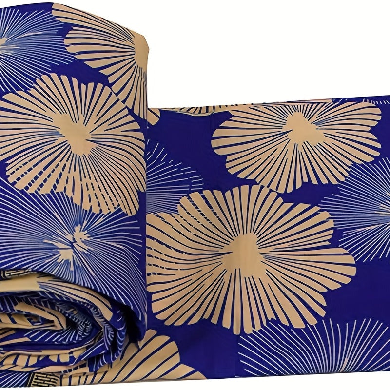 African Fabric DIY Craft Wax Cloth Ethnic Print 6 Yards