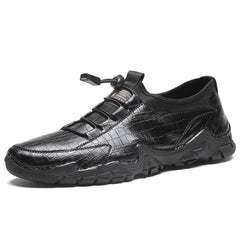 Men's Microfiber PU Leather Slip On Casual Shoes