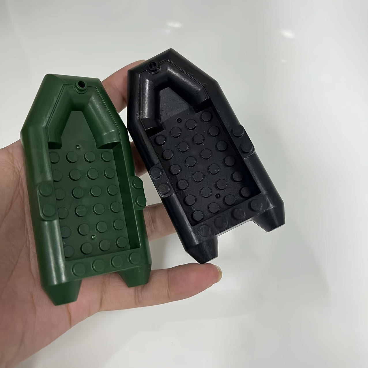 Rubber Boat Building Block Toy Model for Christmas and Halloween