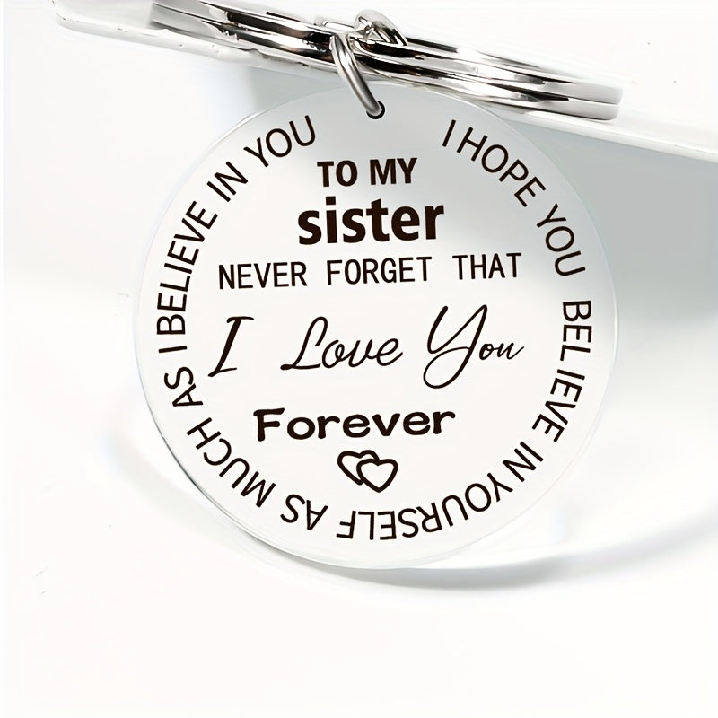 Sister Love Forever Acrylic Key Chain - From Brother