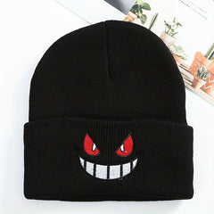 Ghost Knitted Hat Adult Windproof Warm Pullover Hat