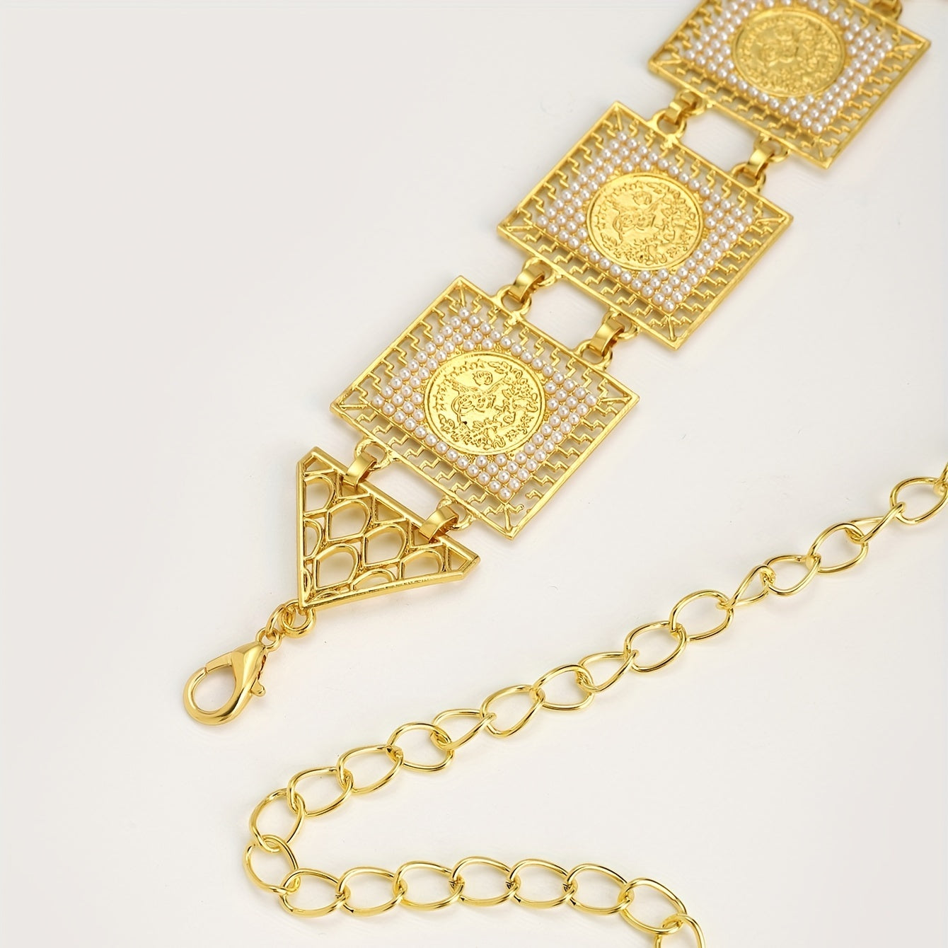 Metal Sun Flower Waist Chain Belt Hair Accessories For Girls