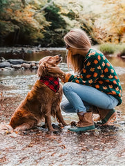 Maple Leaf Print Sweater Long Sleeve Jumper