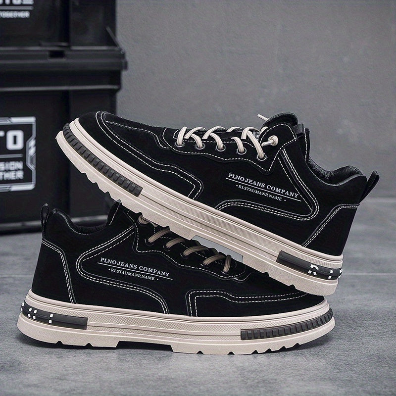 Men's Lace-up Slip Resistant Walking Shoes Work Shoes