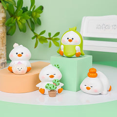 Mini Duck Resin Ornament Home Car Christmas Gift