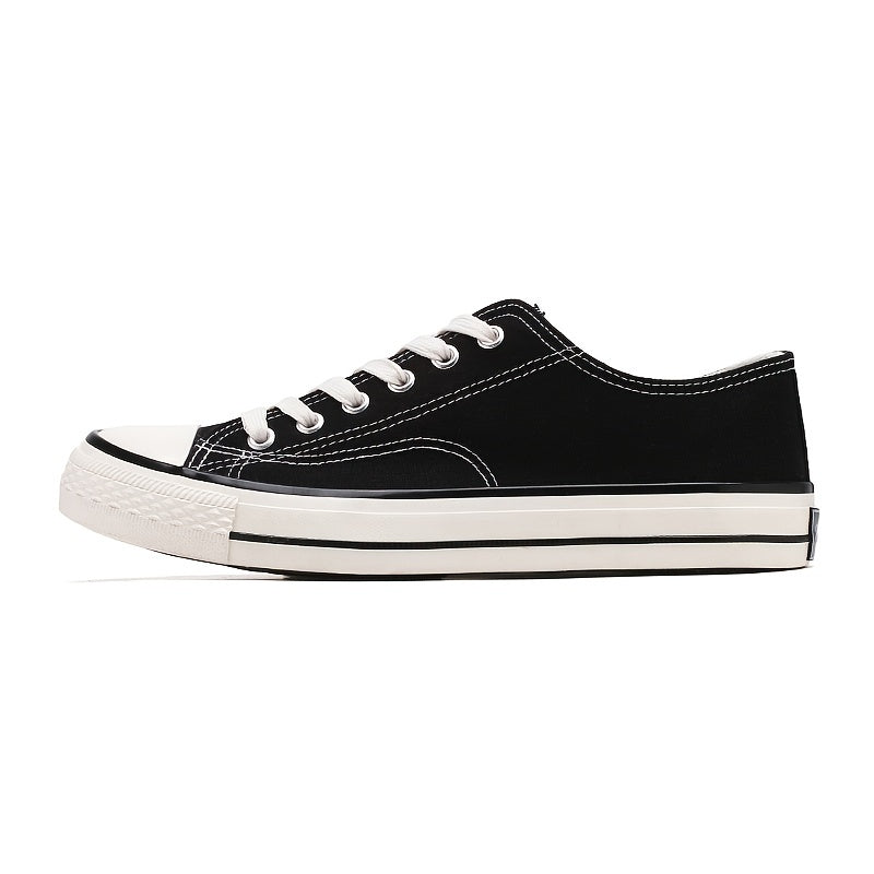 Women's Low Top Canvas Lace Up Sneakers