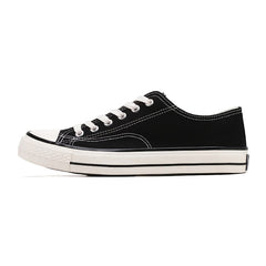 Women's Low Top Canvas Lace Up Sneakers