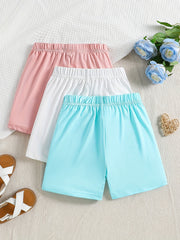 Floral Tie Dye Casual Biker Shorts For Toddler Kid Girls Summer