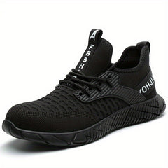 Men's Steel Toe Anti Smashing Work Safety Shoes