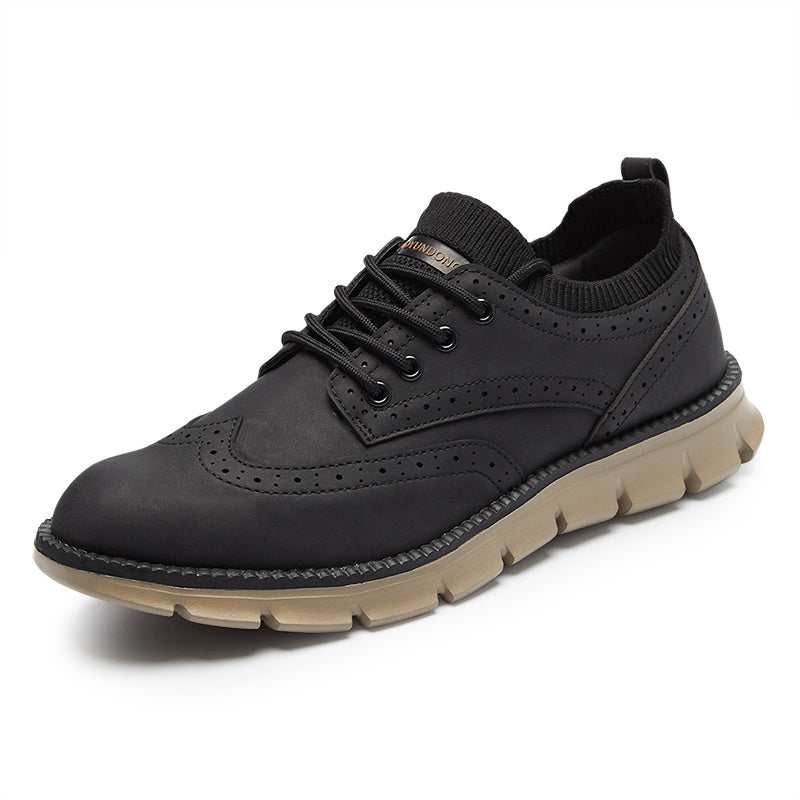 Men's Wingtip Brogue Casual Oxford Shoes