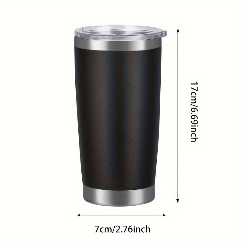 600ml Stainless Steel Insulated Water Cup Leakproof Coffee Cup