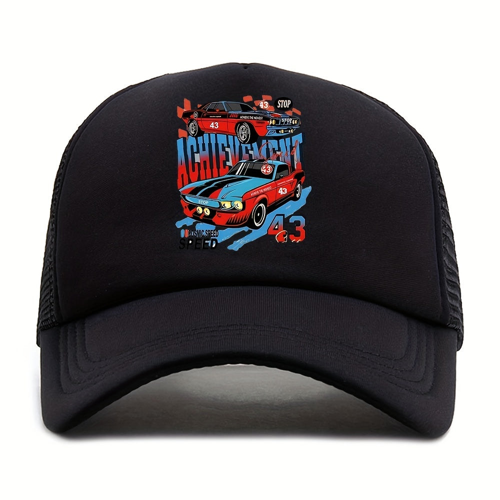 Colorful Print High Hat Baseball Cap Unisex Sunshade Hip hop Cap