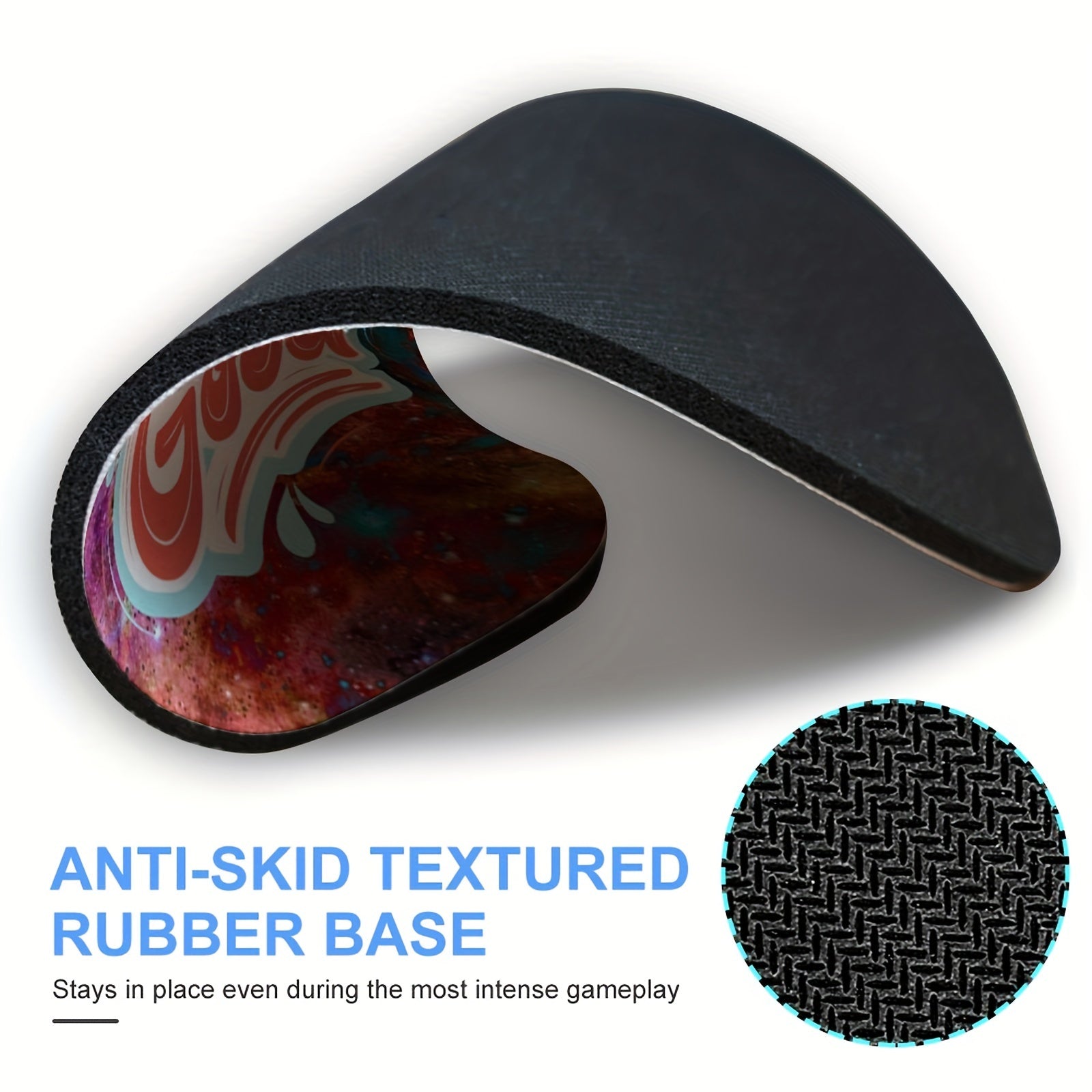 All Good Round Mouse Mat Mouse Pad Non Slip Rubber Base