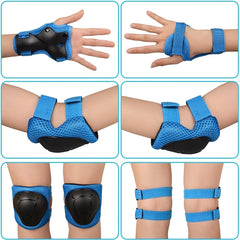Kids Protective Gear Set 6pcs for Age 3-7 Cycling Skateboarding Roller Skating